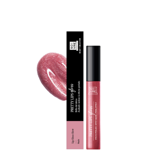 SOIVRE COSMETICS PRETTY LIPS GLOSS NUDE 5ML Lips Color suave. Acabado perlado.