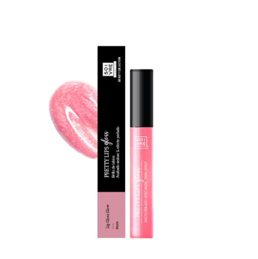 SOIVRE COSMETICS PRETTY LIPS GLOSS SOFT PINK 5ML Lips Color suave. Acabado perlado.