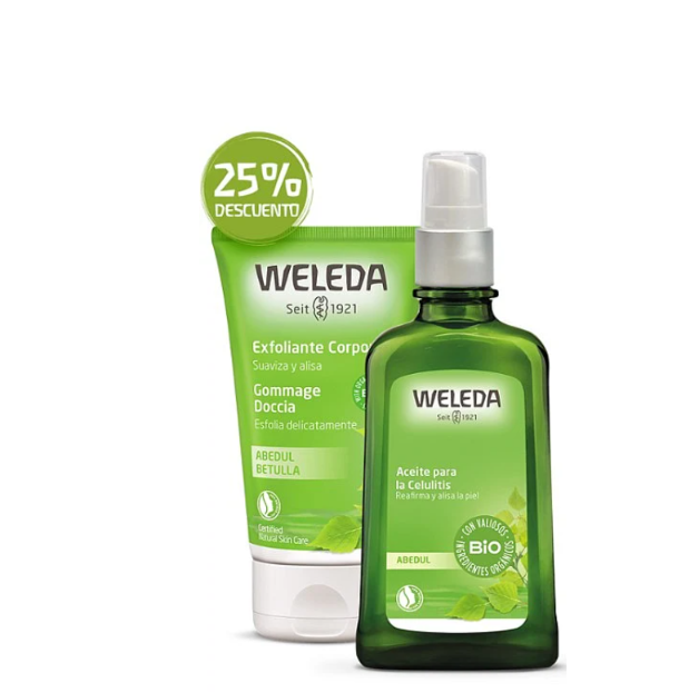 Weleda cosmética natural y bio Pack Abedul Piel Perfecta Exfoliante