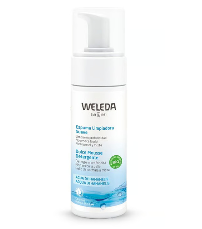 Weleda cosmética natural y bio Espuma Limpiadora Suave