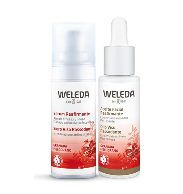 Weleda cosmética natural y bio Tratamiento Reafirmante y Antioxidante Sérum y Aceite Facial