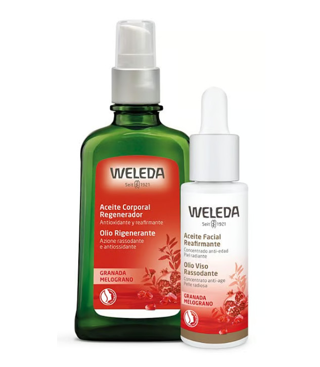 Weleda cosmética natural y bio DÚO Reafirmante Antioxidante Rostro y Cuerpo