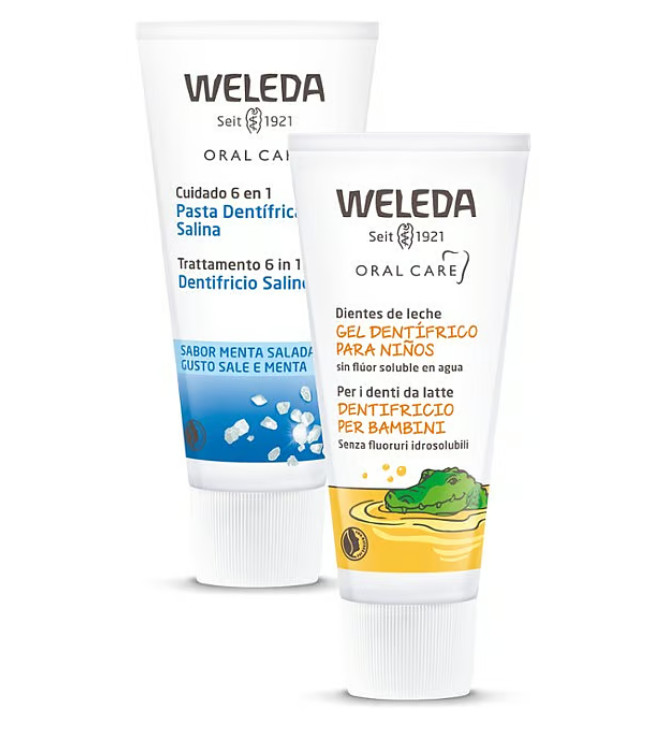 Weleda cosmética natural y bio Pack Higiene Bucal Mamá y Niño