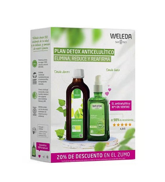 Weleda cosmética natural y bio Pack detox abedul