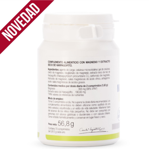 Ana María Lajusticia nutrientes, cuidado y conservación de la salud MAGNESIO TOTAL 5 CON HARPAGO (70 comp.)