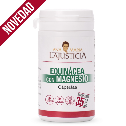 Ana María Lajusticia nutrientes, cuidado y conservación de la salud EQUINACIA CON MAGNESIO (70 cap.)