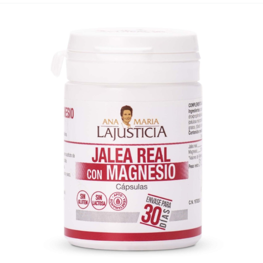 Ana María Lajusticia nutrientes, cuidado y conservación de la salud JALEA REAL CON MAGNESIO (60 cap.)