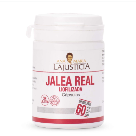 Ana María Lajusticia nutrientes, cuidado y conservación de la salud JALEA REAL LIOFILIZADA (60 cap.)