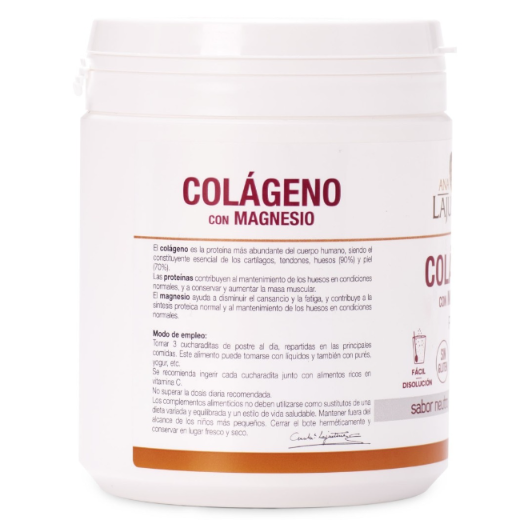Ana María Lajusticia nutrientes, cuidado y conservación de la salud COLAGENO CON MAGNESIO (350 gr)