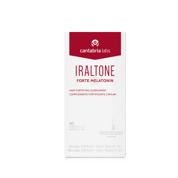 IRALTONE estimula el crecimiento de cabello y reduce la caída del cabello IRALTONE FORTE MELATONIN