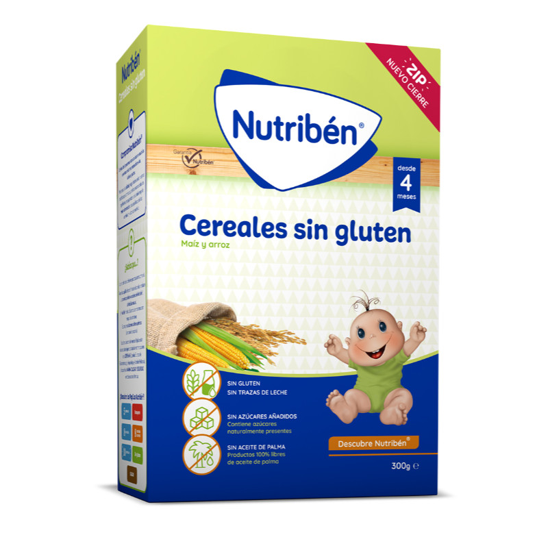 NUTRIBEN la mejor alimentación infantil, potitos y papillas Nutribén®  Cereales Sin Gluten – FARMACIA-ANDORRA-ONLINE