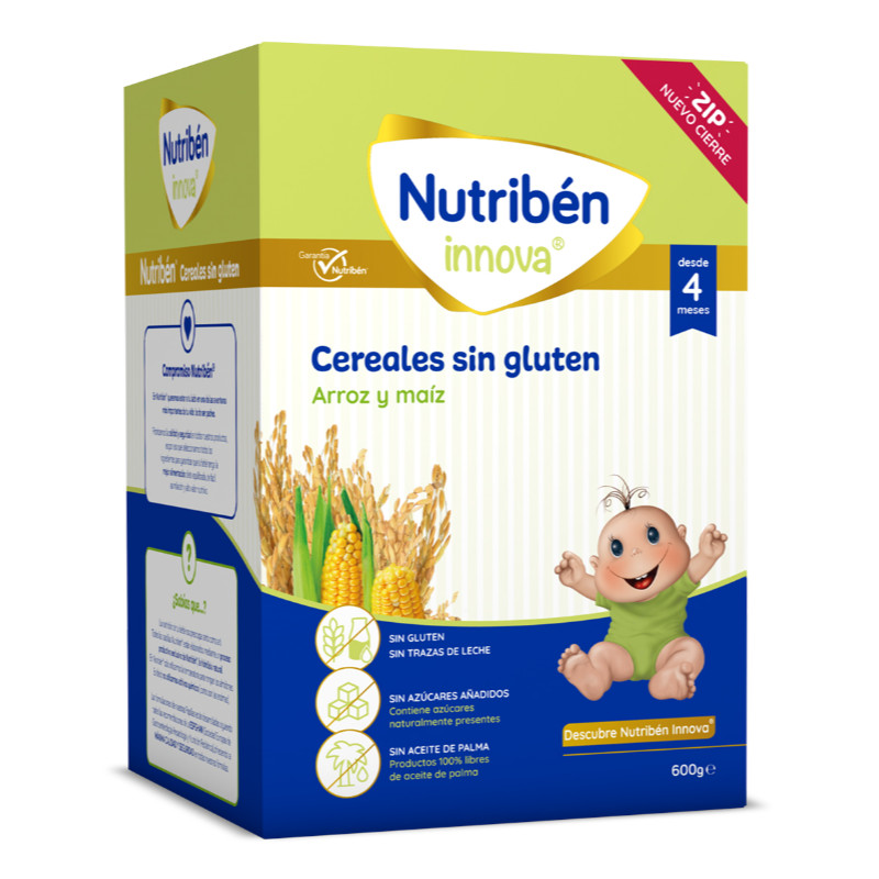 NUTRIBEN la mejor alimentación infantil, potitos y papillas Nutribén Innova® Cereales Sin Gluten