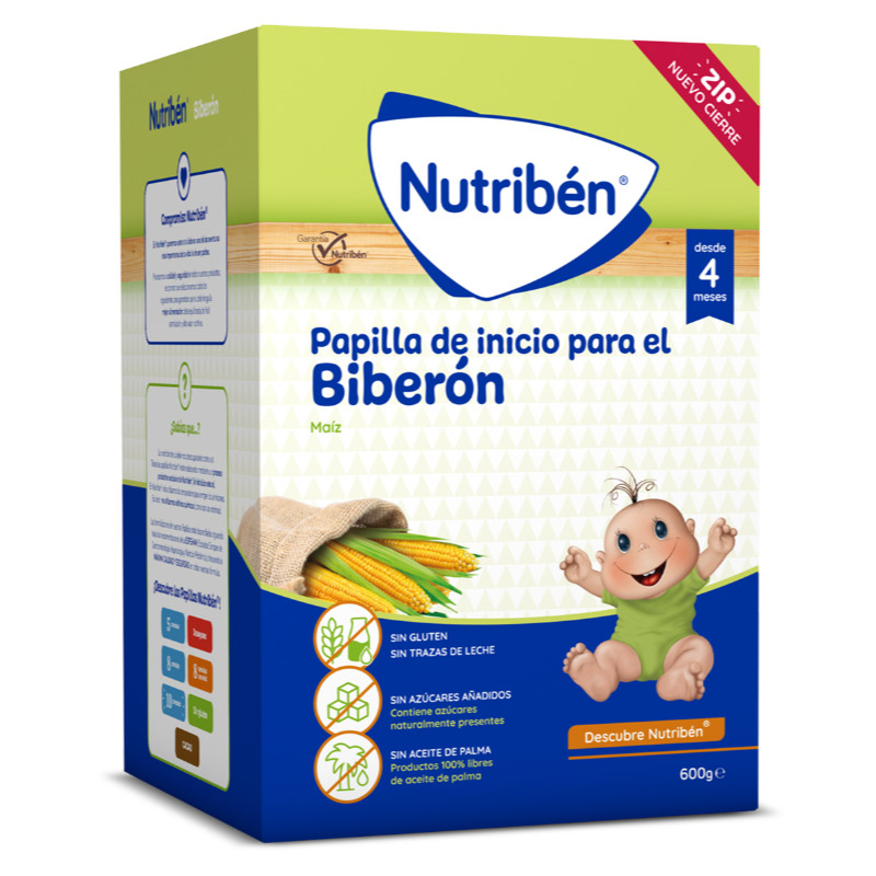 NUTRIBEN la mejor alimentación infantil, potitos y papillas Nutribén® Inicio al biberón