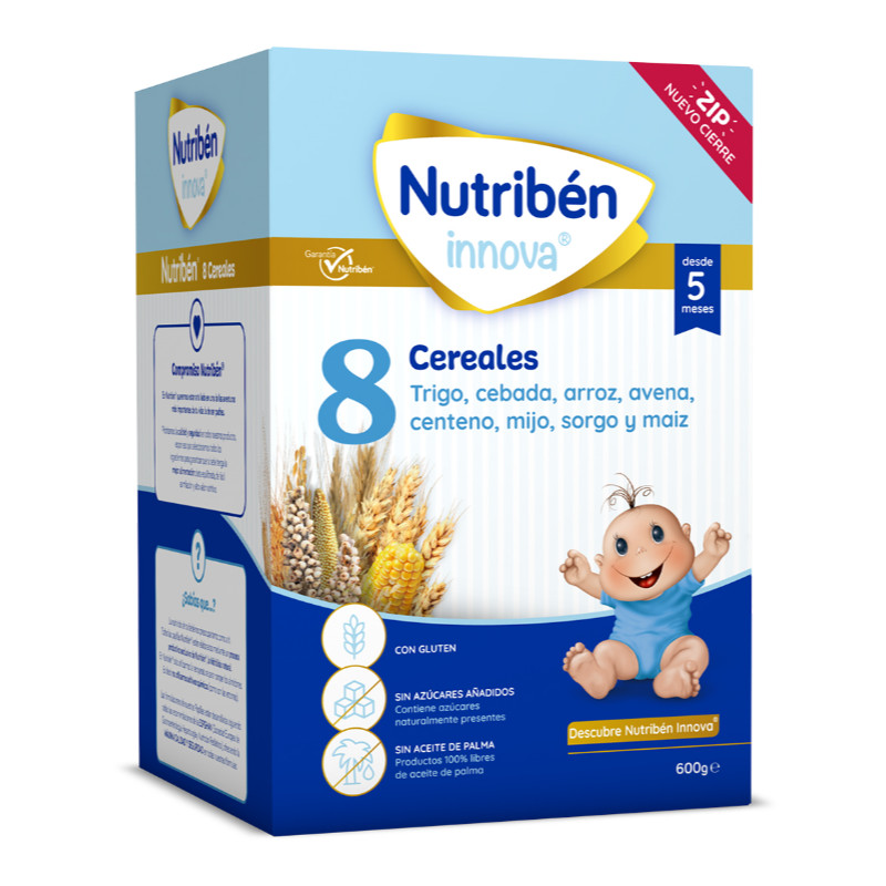 NUTRIBEN la mejor alimentación infantil, potitos y papillas Nutribén Innova® 8 Cereales