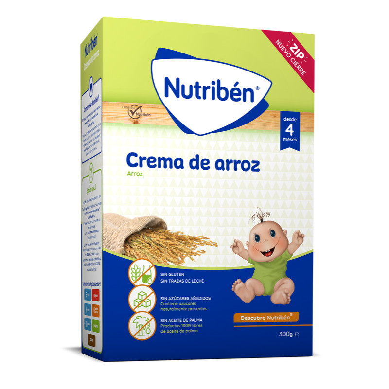 NUTRIBEN la mejor alimentación infantil, potitos y papillas Nutribén® Crema de arroz