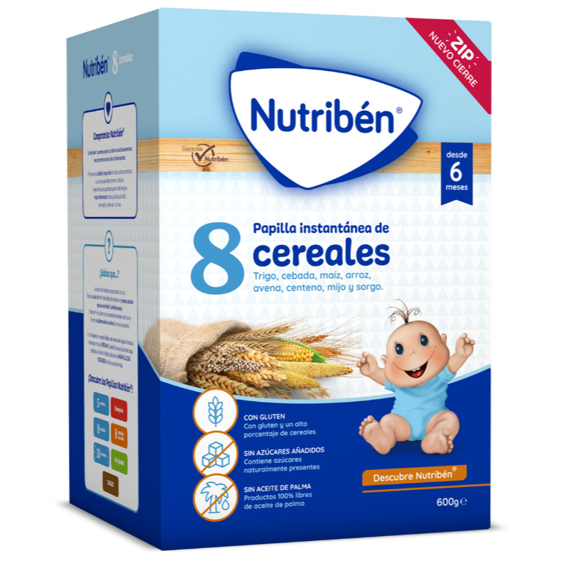 NUTRIBEN la mejor alimentación infantil, potitos y papillas Nutribén® 8 Cereales