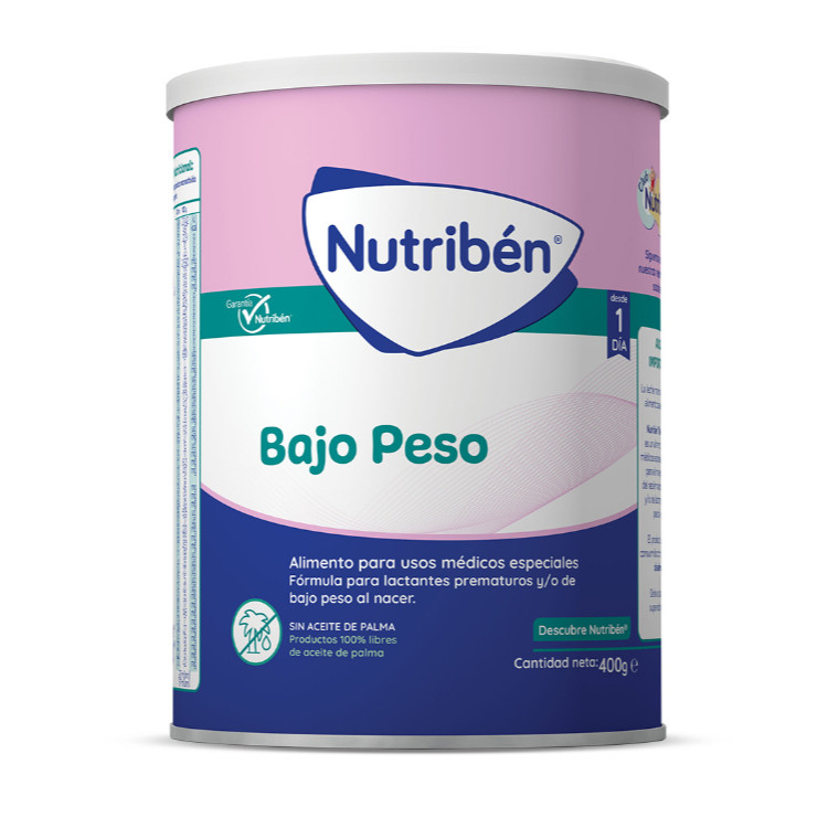 NUTRIBEN la mejor alimentación infantil, potitos y papillas Nutribén® R.N. BAJO PESO 400gr