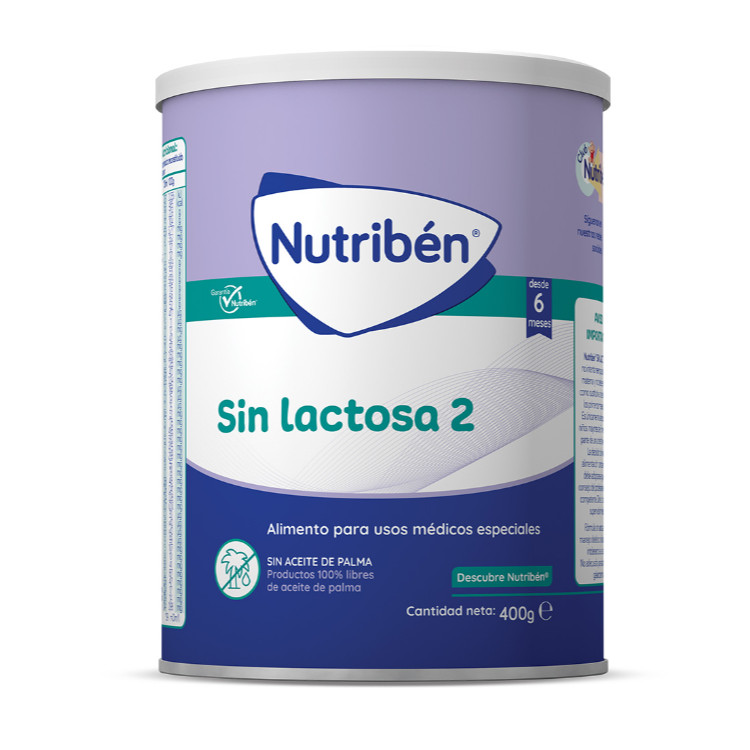 NUTRIBEN la mejor alimentación infantil, potitos y papillas Nutribén® Sin lactosa 2 400gr
