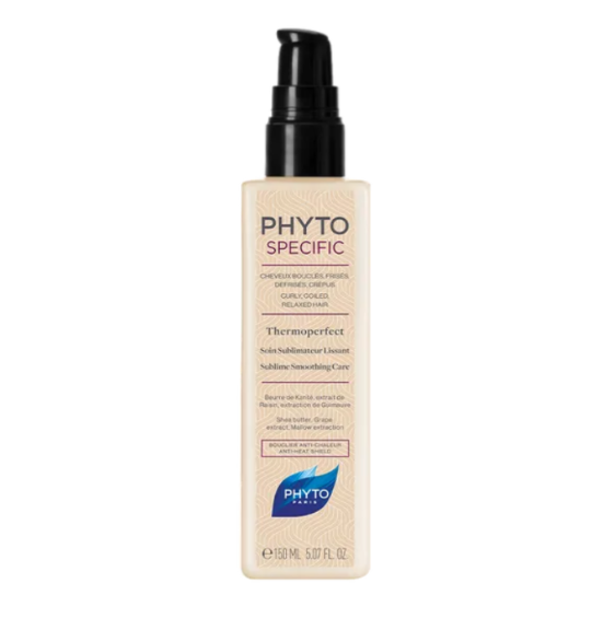 PHYTO Fuerza, Crecimiento, Volumen | Cabellos y Uñas CURLY, FRIZZY, RELAXED HAIR - Smoothing, strength, suppleness PHYTOSPECIFIC THERMOPERFECT SMOOTHING CARE