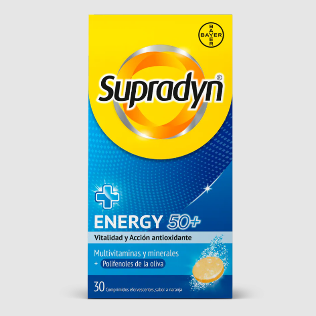 Supradyn® Energy 50+ comprimidos efervescentes