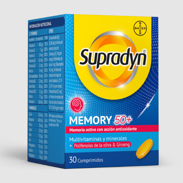 Supradyn Memory 50+ comprimidos