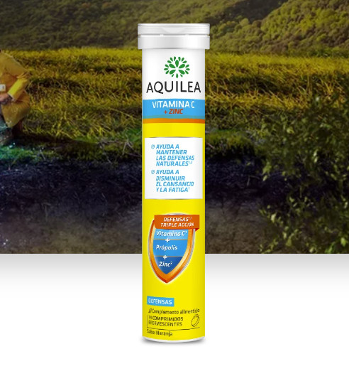 Comprar en Gran Farmacia Andorra AQUILEA Aquilea Vitamina C + Zinc Cuida tus defensas naturales