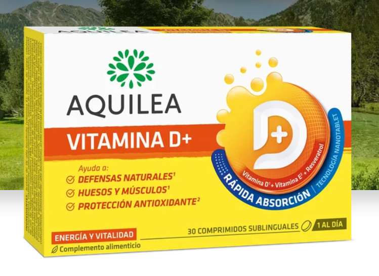 Comprar en Gran Farmacia Andorra AQUILEA Vitamina D+ La solución más completa e innovadora al déficit de vitamina d