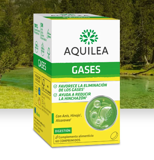 Comprar en Gran Farmacia Andorra AQUILEA Aquilea Gases Ayuda a un vientre plano y sin gases