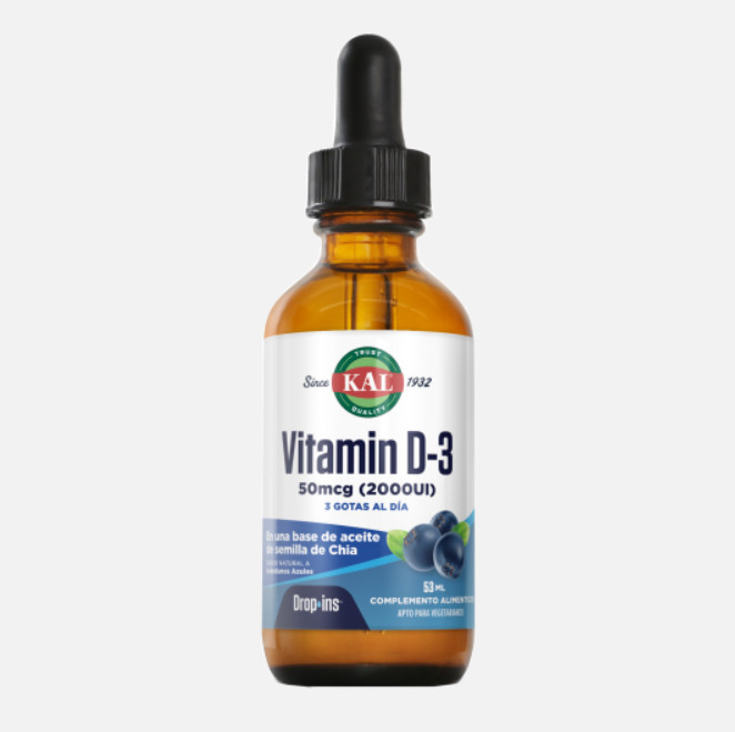 Comprar en Gran Farmacia Andorra KAL D3 gotas - 53 ml. Apto para vegetarianos