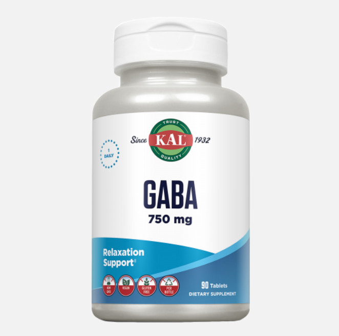 Comprar en Gran Farmacia Andorra KAL GABA 750 mg- 90 comprimidos. Sin gluten. Apto para veganos