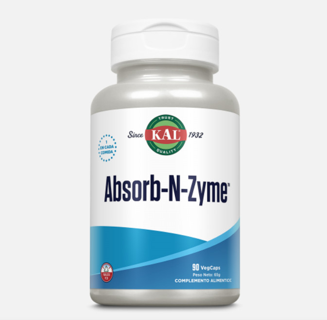 Comprar en Gran Farmacia Andorra Absorb-N-Zyme™ - 90 Vegcaps. Apto Para Veganos