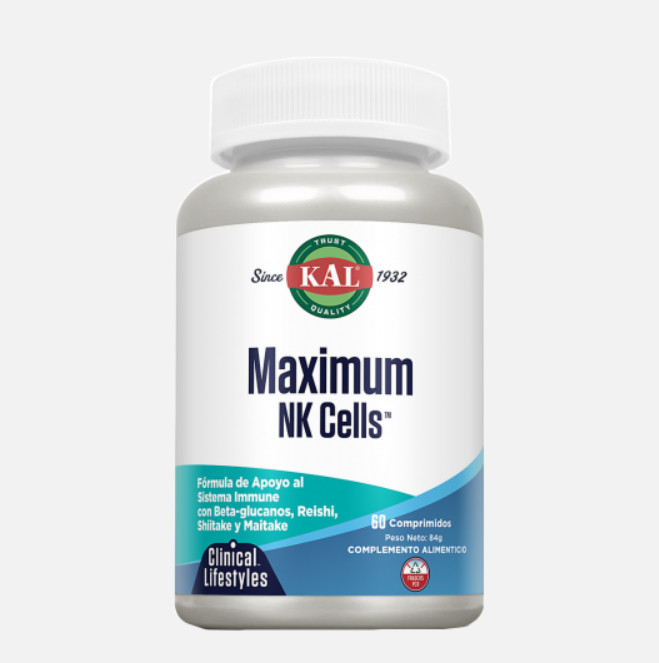 Comprar en Gran Farmacia Andorra Maximum NK Cells- 60 Comprimidos . Apto Para Vegetarianos.