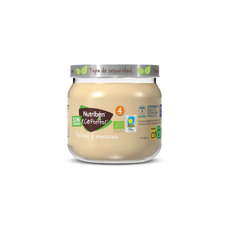 Comprar en Gran Farmacia Andorra Eco Potito plátano y manzana ecológicos 120 gr