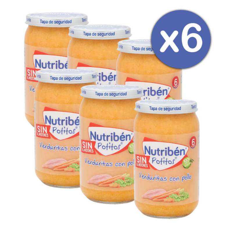 Comprar en Gran Farmacia Andorra Potito Verduritas con pollo Sin Almidones - Pack de 6 unidades 235gr x 6