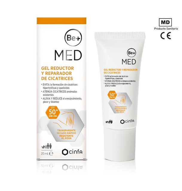 Comprar en Gran Farmacia Andorra Be+ MED GEL REDUCTOR Y REPARADOR DE CICATRICES SPF50+