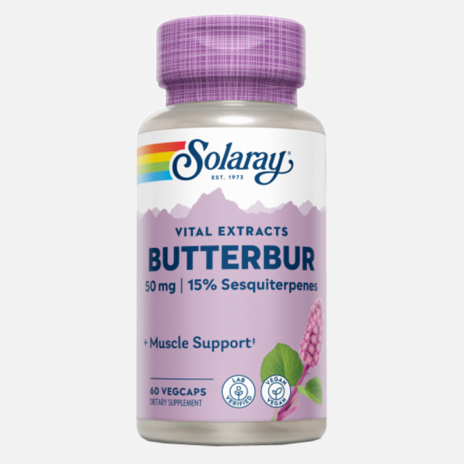 Comprar en Gran Farmacia Andorra SOLARAY Butterbur (Petasita)- 60 VegCaps. Sin alcaloides. Apto para veganos