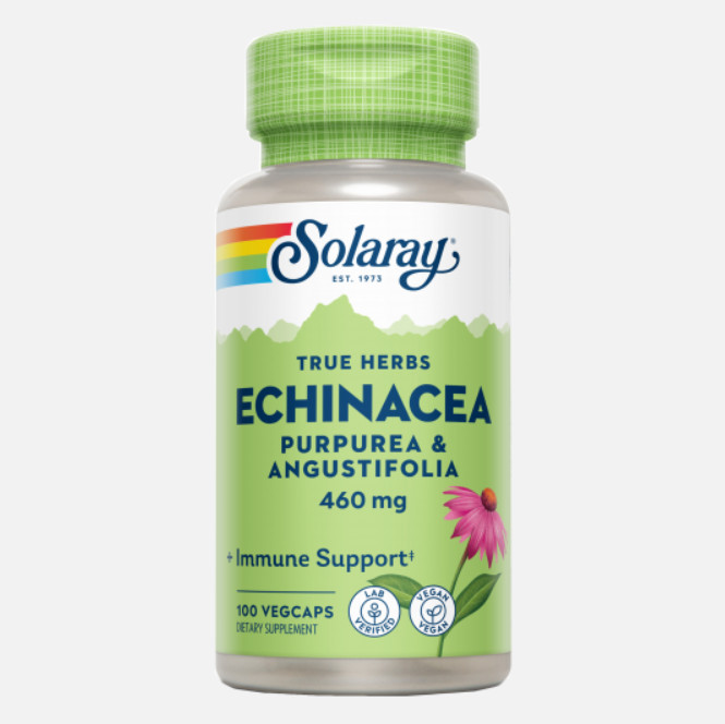 Comprar en Gran Farmacia Andorra SOLARAY Echinacea -100 VegCaps. Apto para veganos