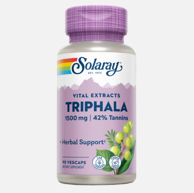 Comprar en Gran Farmacia Andorra SOLARAY Triphala-90 VegCaps. Apto para veganos