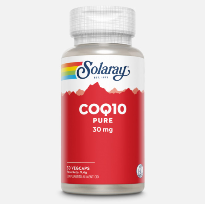 Comprar en Gran Farmacia Andorra SOLARAY CoQ-10 30 mg- 30 VegCaps. Apto para veganos