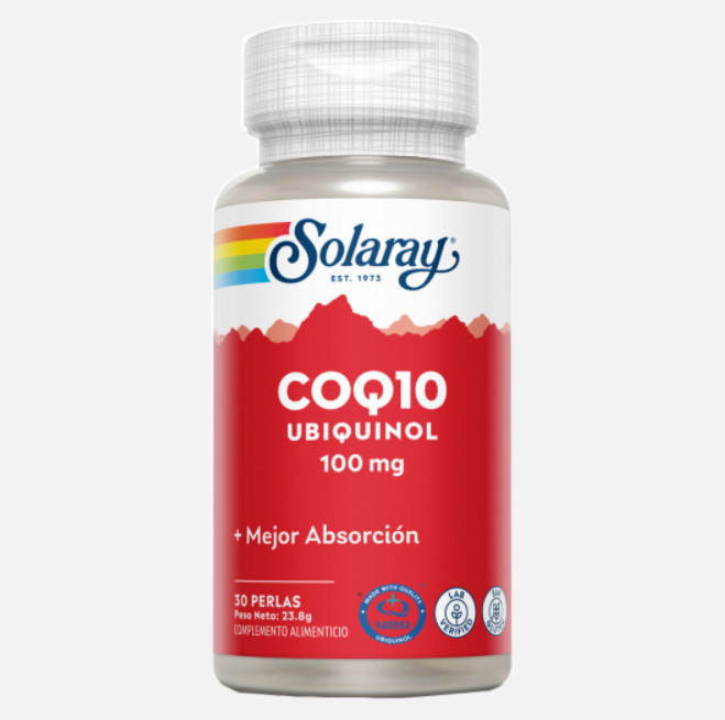 Comprar en Gran Farmacia Andorra SOLARAY Ubiquinol (Kaneka) CoQ-10- 100mg- 30 perlas. Sin gluten