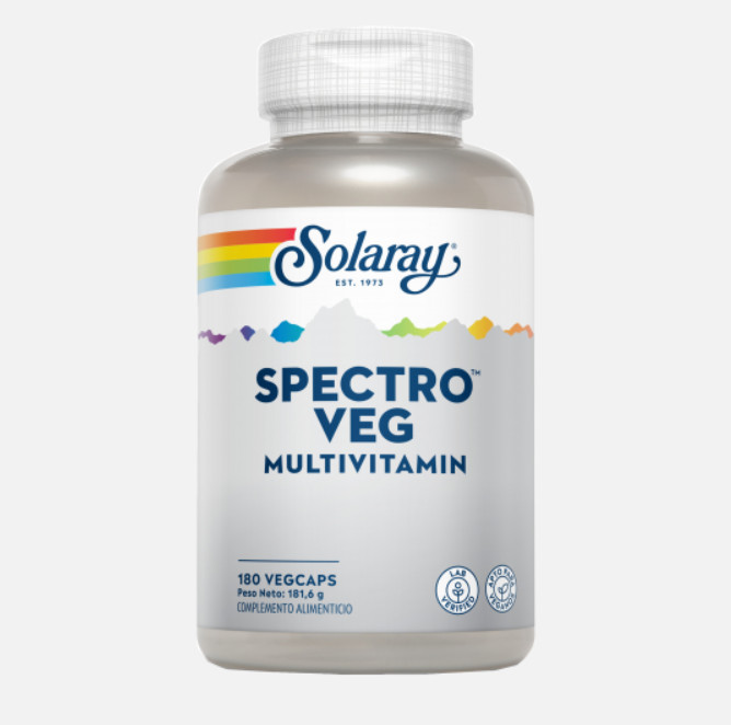 Comprar en Gran Farmacia Andorra SOLARAY Spectro™Multi-Vita-Min™ - 180 VegCaps.Apto para veganos