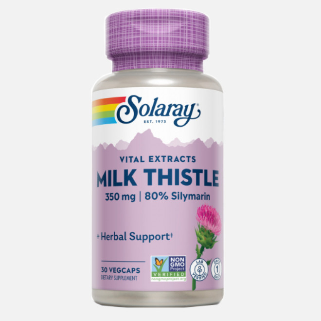 Comprar en Gran Farmacia Andorra SOLARAY Milk Thistle-30 VegCaps. Apto para veganos.