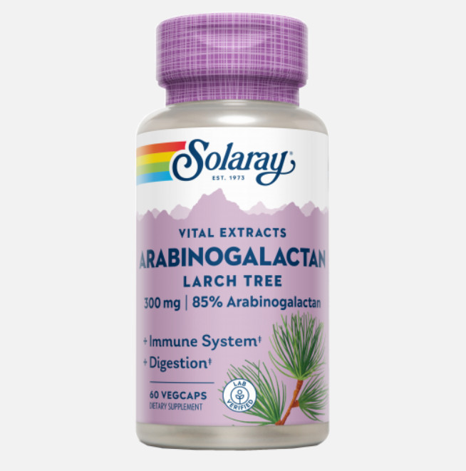 Comprar en Gran Farmacia Andorra SOLARAY Arabinogalactan-60 VegCaps. Apto para Veganos