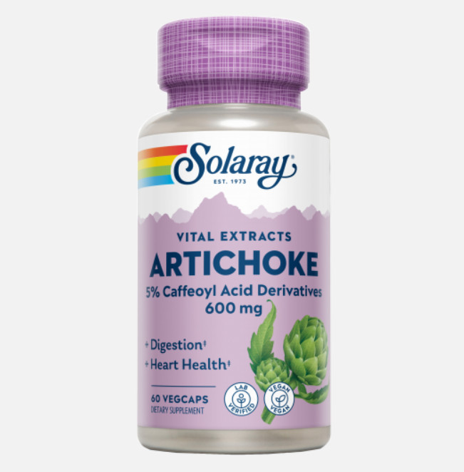 Comprar en Gran Farmacia Andorra SOLARAY Artichoke-60 VegCaps. Apto para veganos