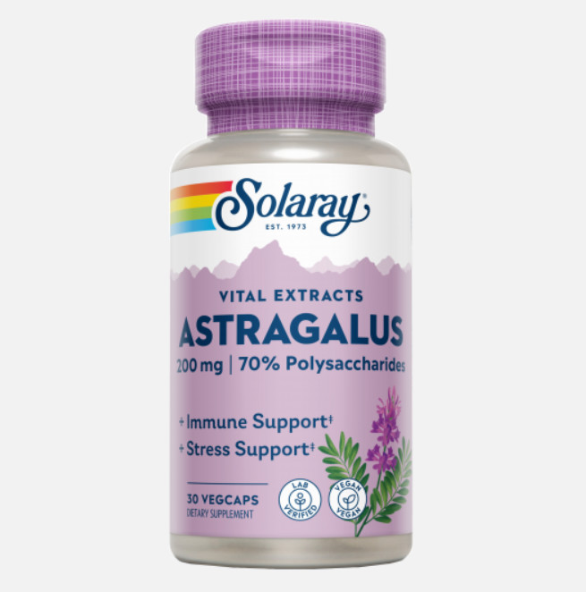 Comprar en Gran Farmacia Andorra SOLARAY Astragalus 200 mg- 30 VegCaps. Apto para veganos