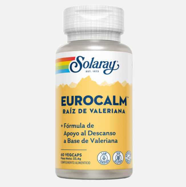 Comprar en Gran Farmacia Andorra SOLARAY EuroCalm™-60 VegCaps. Sin gluten. Apto para veganos