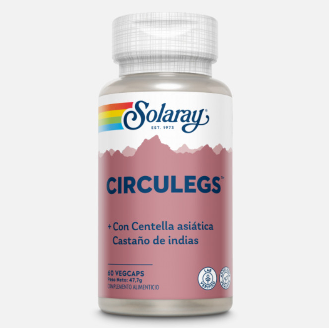 Comprar en Gran Farmacia Andorra SOLARAY CircuLegs™-60 VegCaps. Apto para veganos