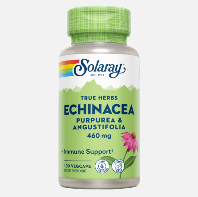 Comprar en Gran Farmacia Andorra SOLARAY Echinacea -100 VegCaps. Apto para veganos