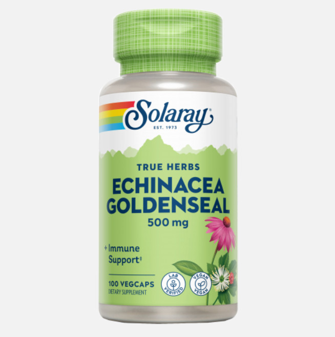 Comprar en Gran Farmacia Andorra SOLARAY Echinacea Goldenseal -100 VegCaps. Apto para veganos