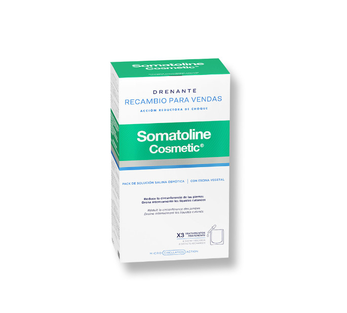 Comprar en Gran Farmacia Andorra Somatoline Cosmetic Recarga Vendas drenantes Acción reductora de choque